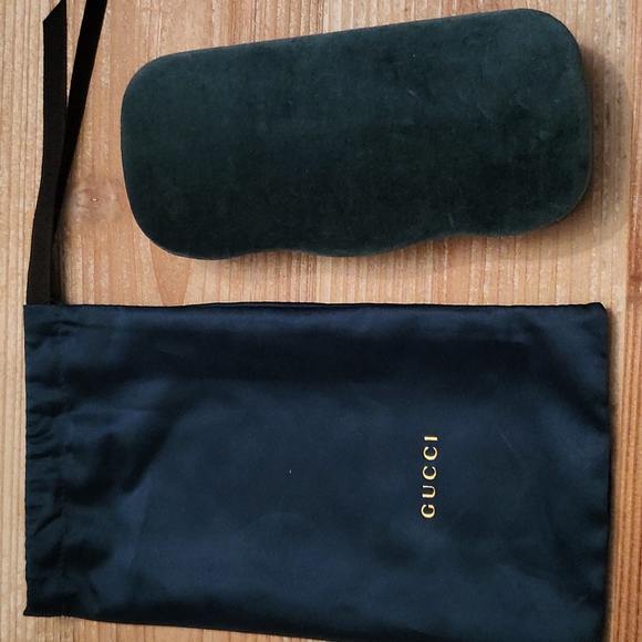 Gucci Accessories - Gucci Eyeglass Case with Gucci String Bag